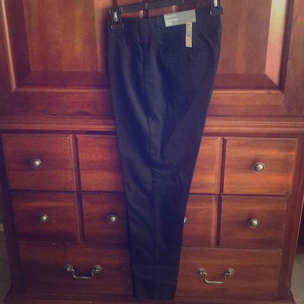 Talbots Black Skinny Ankle Pants - Never Worn